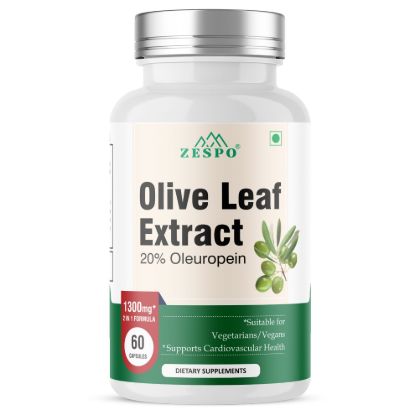 Picture of Zespo Olive Leaf and Fruit Extract Complex 1,360 mg - 60 Capsules