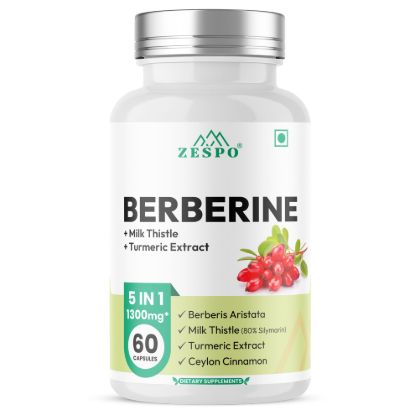 Picture of Zespo Berberine 5-in-1 Complex 1,300 mg – 60 Capsules