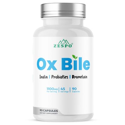 Ox Bile 1100mg Capsules 4-in-1 Digestive Wellness Formula