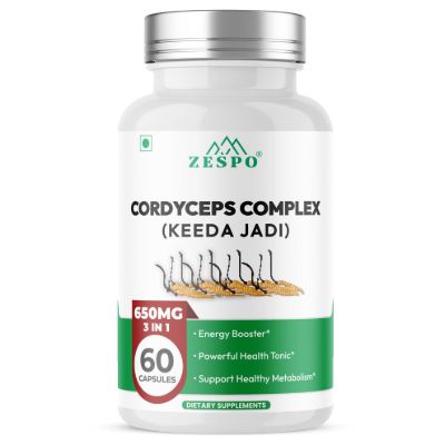 Cordyceps Complex (Keeda Jadi) – 60 Capsules 3-in-1 Mushroom