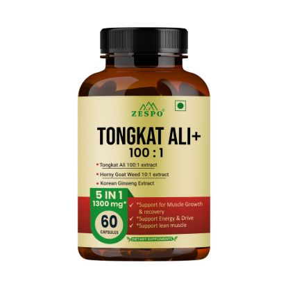 Picture of Zespo Tongkat Ali Plus 5-in-1 Herbal Formula 1,300 mg - 60 Capsules