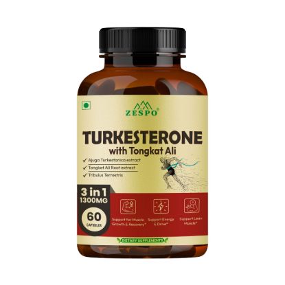 Picture of Zespo Turkesterone with Tongkat Ali 1,300 mg - 60 Capsules