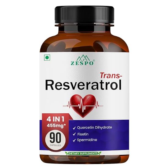 Resveratrol Complex 455mg – 90 Vegan Capsules