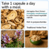 Picture of Zespo Astragalus Root 10:1 Extract 600 mg - 60 Capsules
