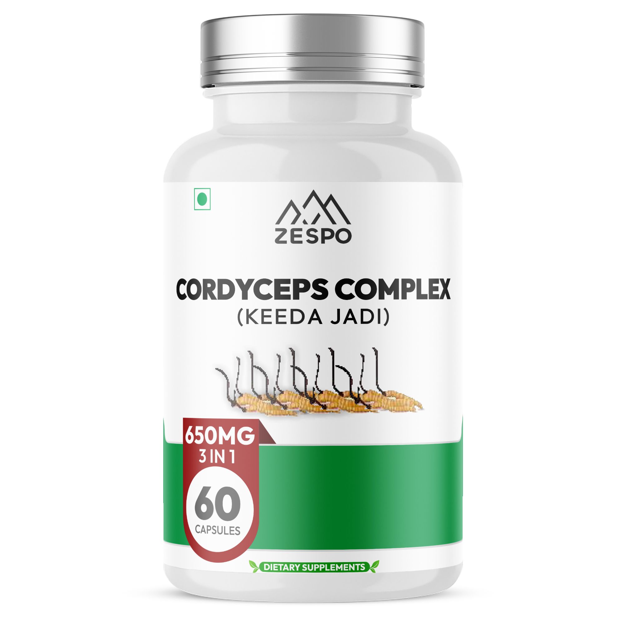 Picture of Cordyceps Complex (Keeda Jadi) 650mg – 60 Capsules