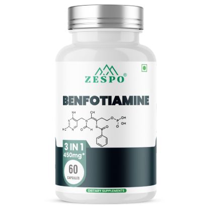 Picture of Zespo Benfotiamine 3-in-1 Formula 450 mg - 60 Capsules