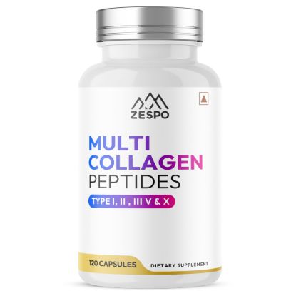 Zespo Multi Collagen Peptides 1,200 mg - 120 Capsules
