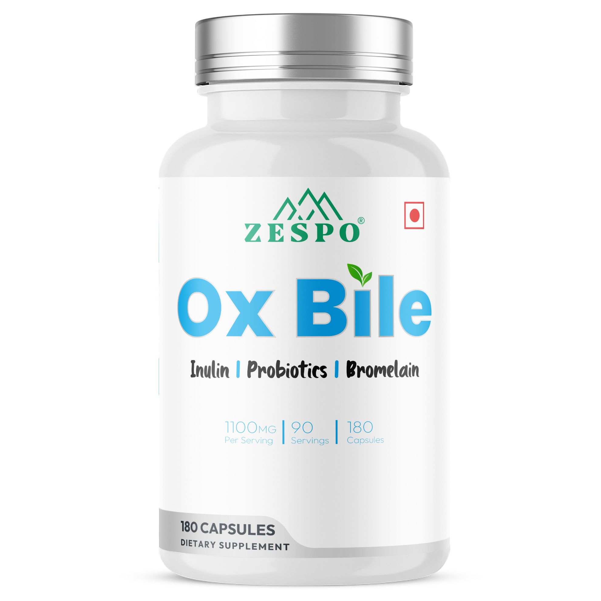 Picture of Zespo Ox Bile Complex 1,100 mg – 180 Capsules