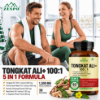Picture of Zespo Tongkat Ali Plus 5-in-1 Herbal Formula 1,300 mg - 60 Capsules