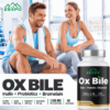 Picture of Zespo Ox Bile 1,100 mg with Inulin, Probiotics & Bromelain – 90 Capsules
