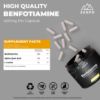 Picture of Benfotiamine 450 mg with Alpha Lipoic Acid & L-Leucine – 90 Capsules