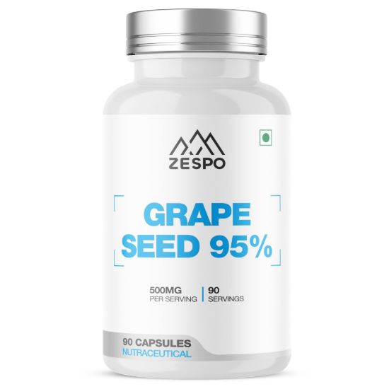 Zespo Grape Seed Extract 95% 500 mg - 90 Veg Capsules