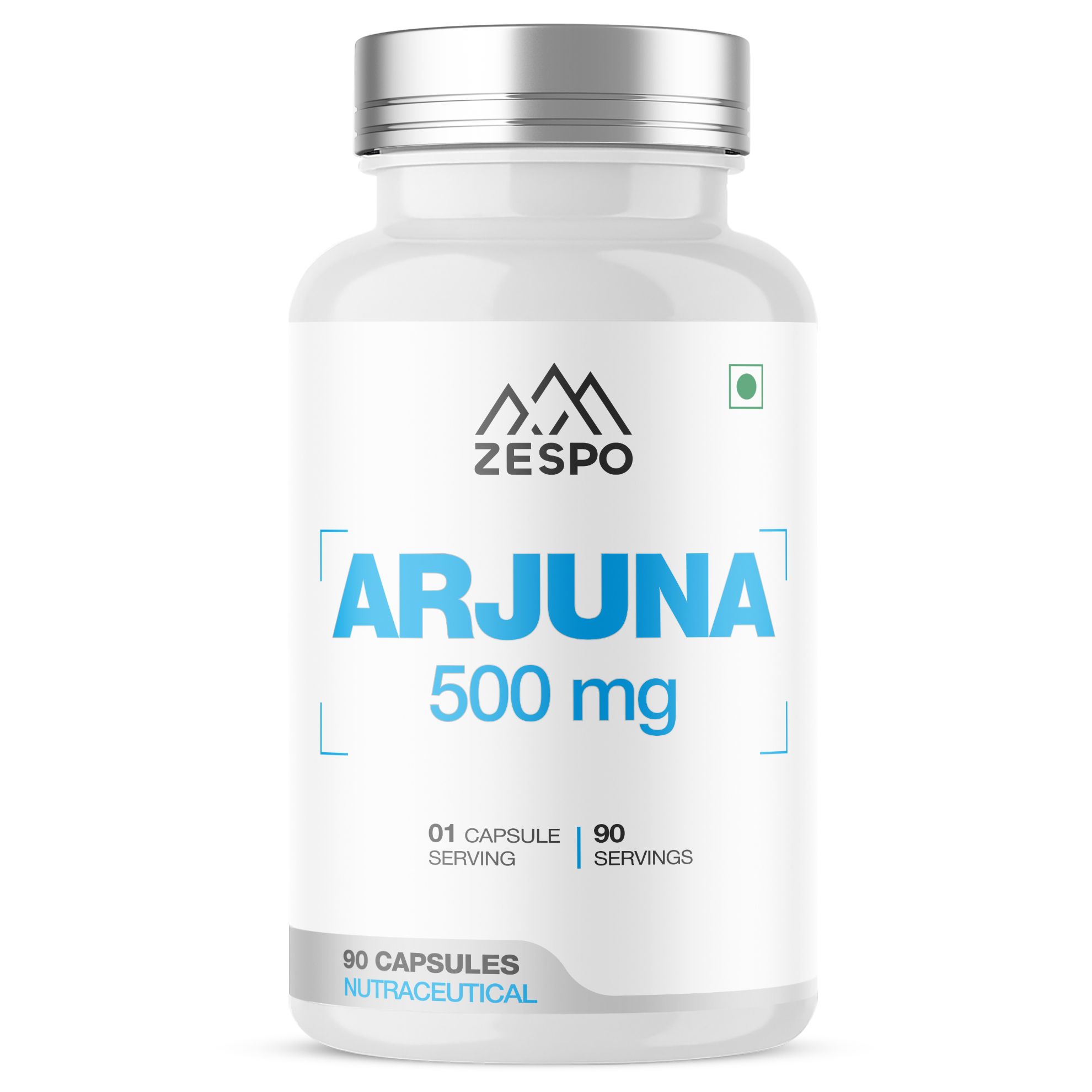 Picture of Zespo Arjuna 500 mg - 90 Veg Capsules