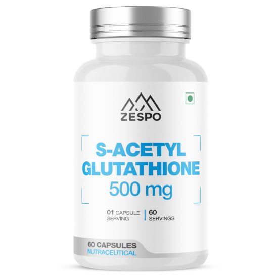 Zespo S-Acetyl L-Glutathione 500 mg - 60 Veg Capsules