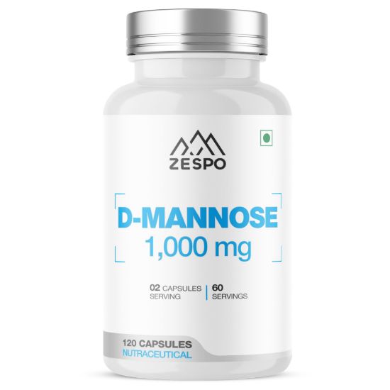 Zespo D-Mannose 1,000 mg - 120 Veg Capsules