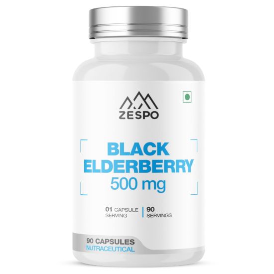 Zespo Black Elderberry 500 mg - 90 Veg Capsules