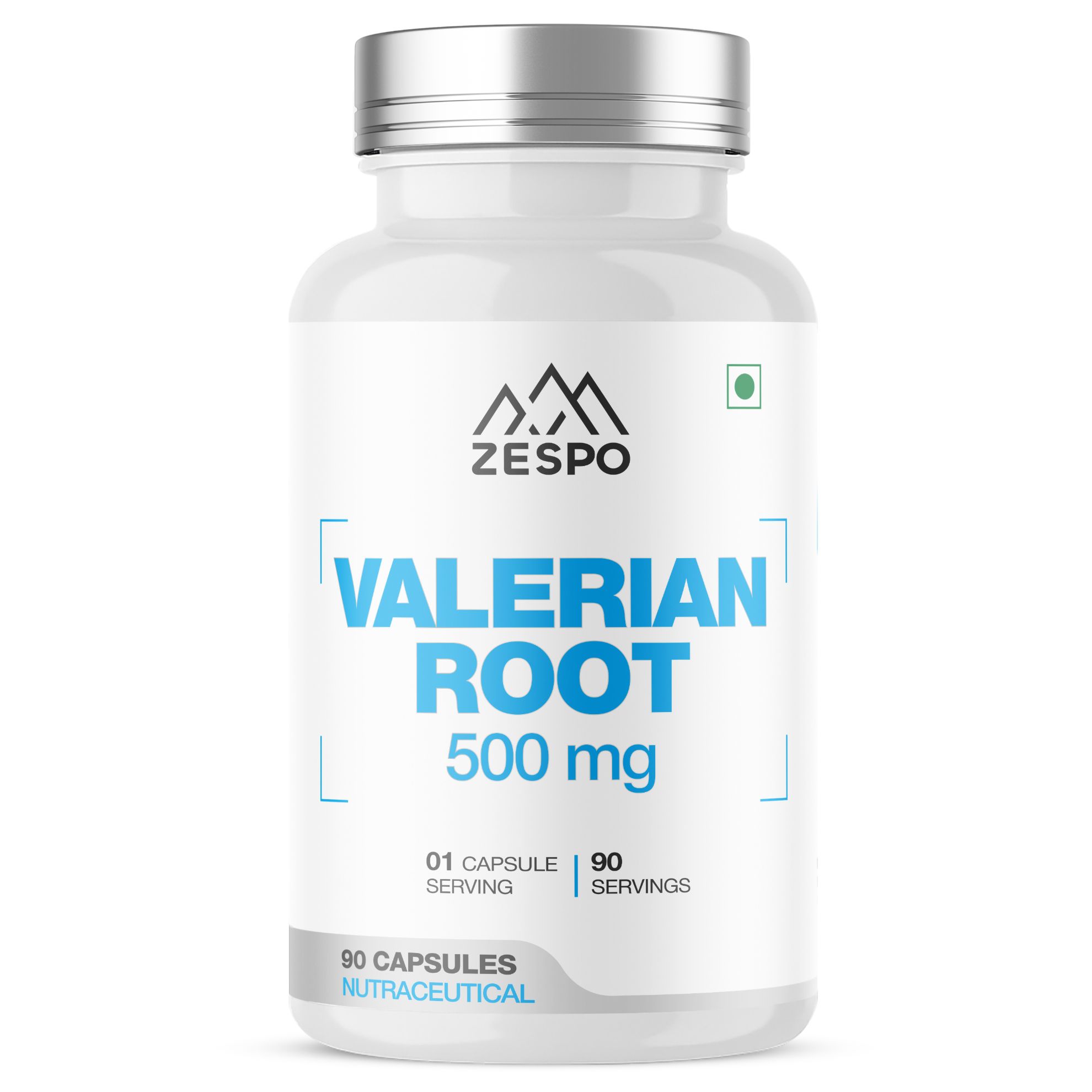 Picture of Zespo Valerian Root 500 mg - 90 Veg Capsules