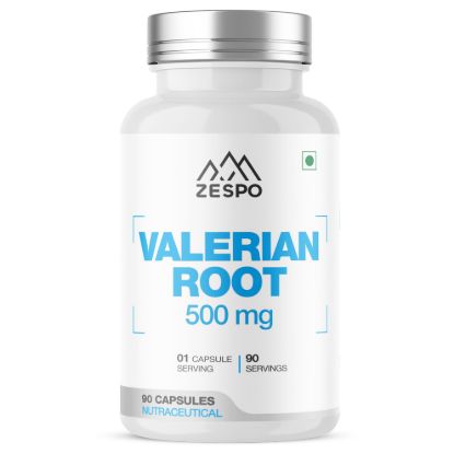 Picture of Zespo Valerian Root 500 mg - 90 Veg Capsules