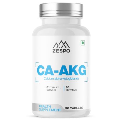 Picture of Zespo Ca-AKG (Calcium Alpha-Ketoglutarate) 500 mg - 90 Veg Tablets