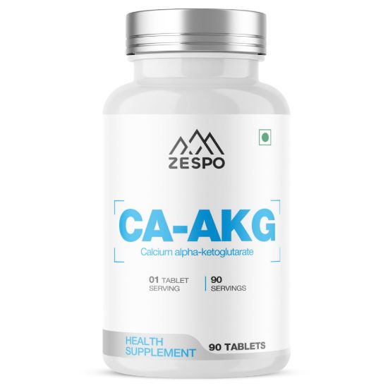 Zespo Ca-AKG (Calcium Alpha-Ketoglutarate) 500 mg - 90 Veg Tablets