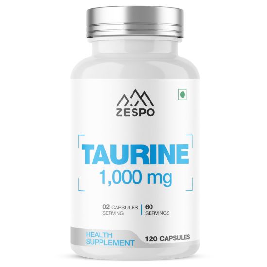 Zespo Taurine 1,000 mg - 120 Veg Capsules