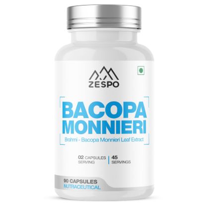 Picture of Zespo Bacopa Monnieri (Brahmi) 1,000 mg - 90 Veg Capsules