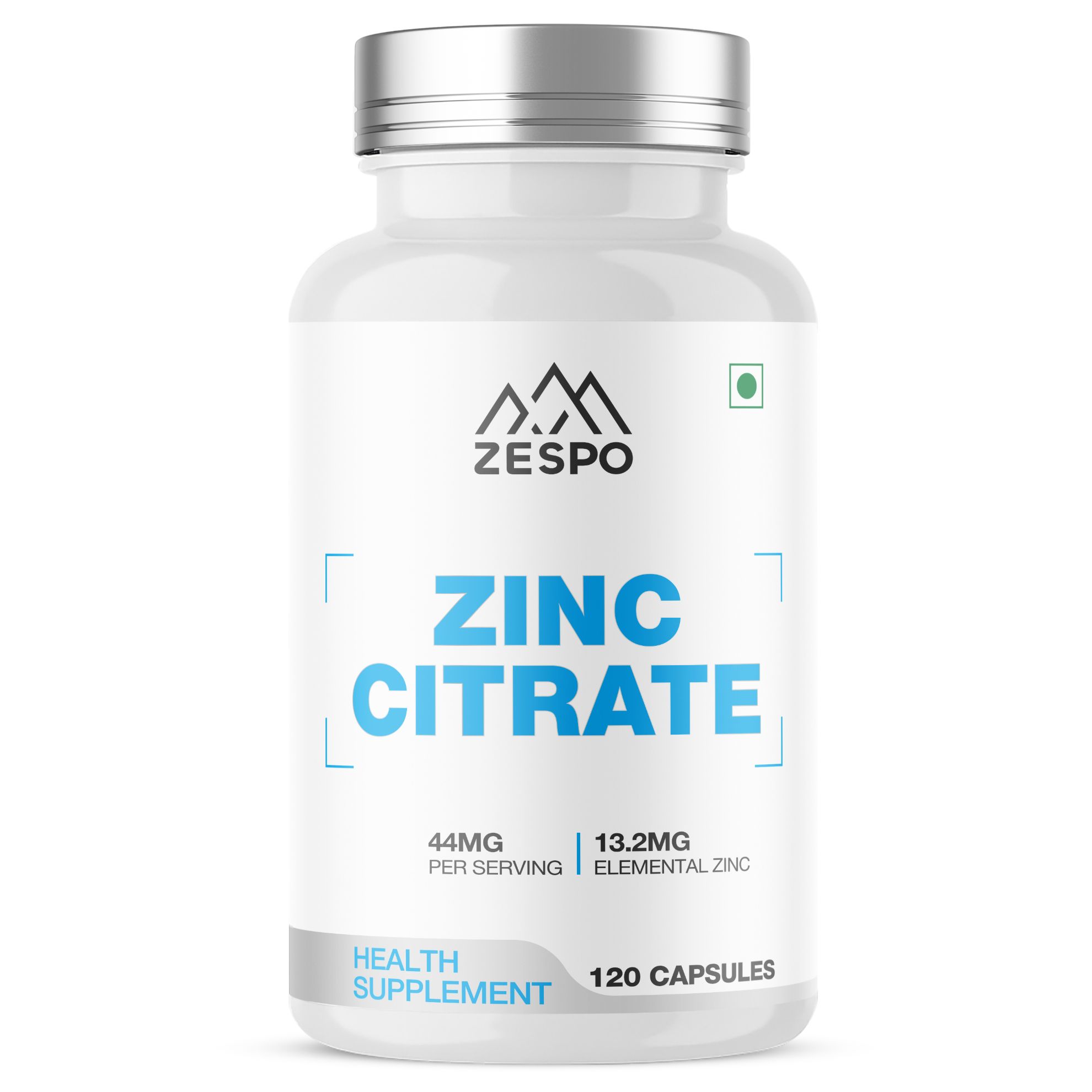 Picture of Zespo Zinc Citrate 44 mg (13.2 mg Elemental Zinc) - 120 Veg Capsules