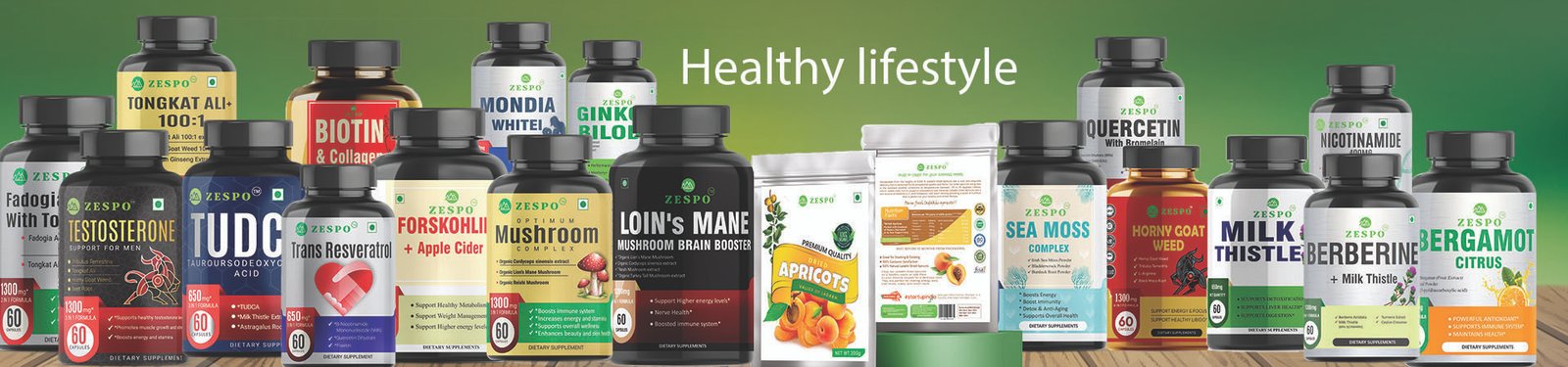 Zespo Healthy Lifestyle products