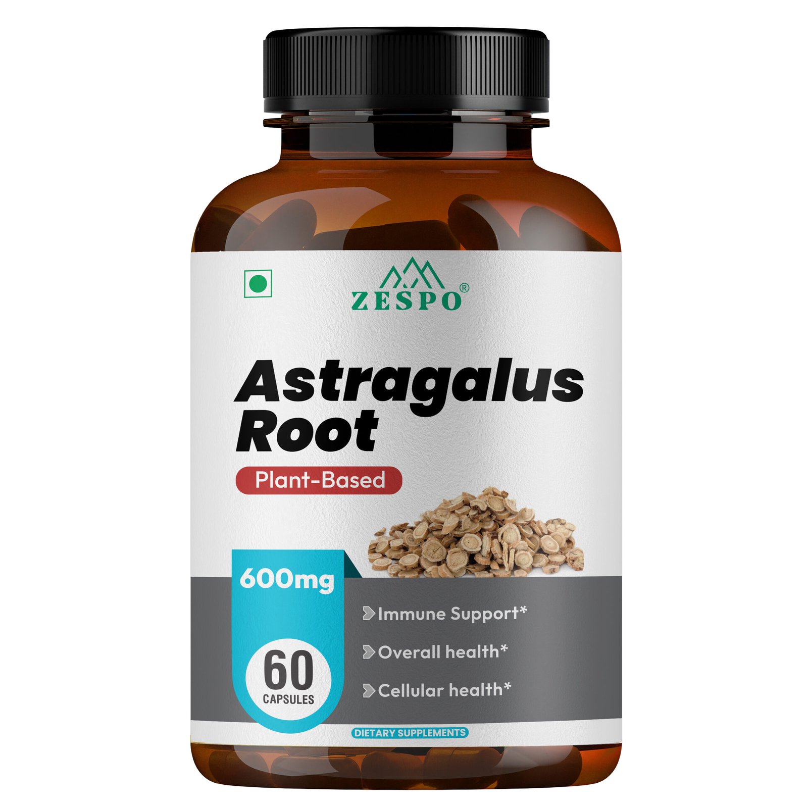 Astragalus Root Capsules 60 – for Daily Balance