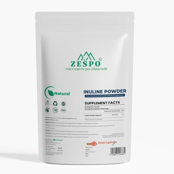 Zespo Inulin Powder Front – Natural Soluble Fiber