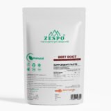 Zespo Beet Root Powder front pouch raw superfood vegan non-GMO.