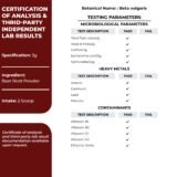 Zespo Beet Root Powder front pouch raw superfood vegan non-GMO.