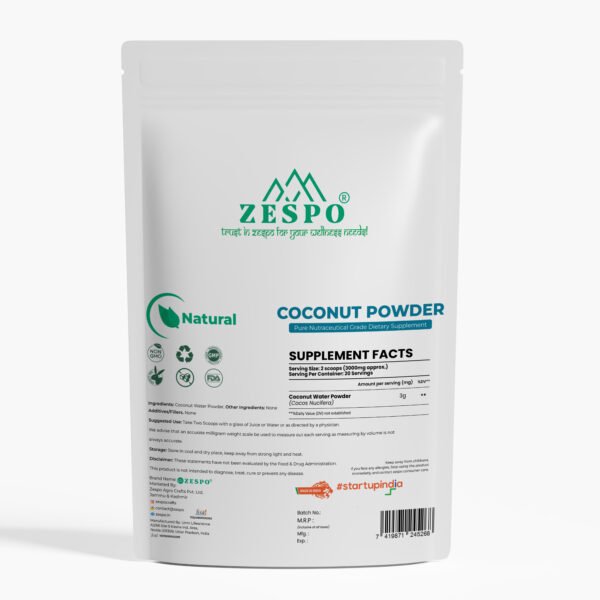 Coconut Water Powder – Natural Electrolyte Drink Mix (Non-GMO & Vegan)