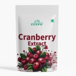 Zespo Cranberry Extract Powder front pouch vegan non-GMO lab tested.