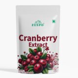 Zespo Cranberry Extract Powder front pouch vegan non-GMO lab tested.