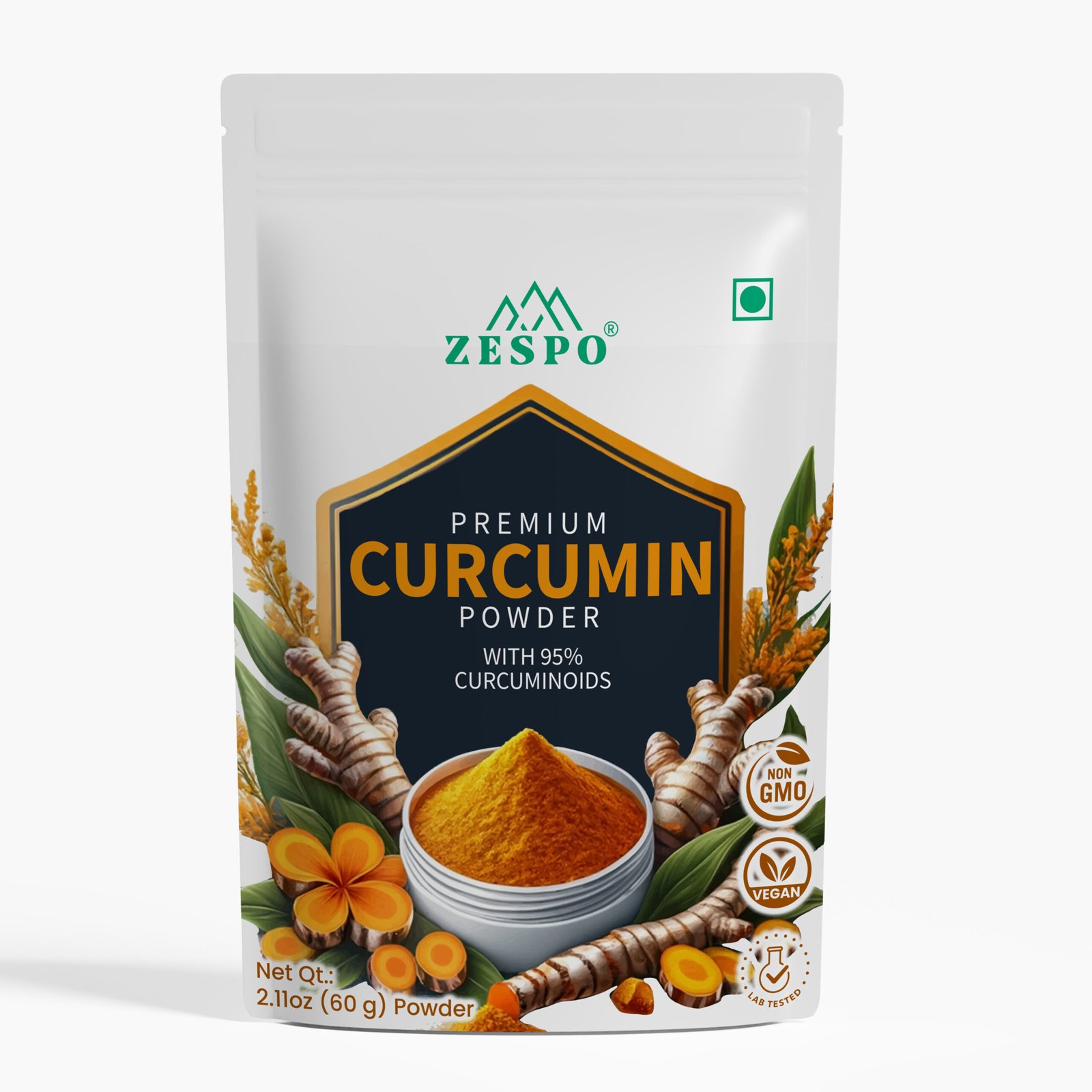 Curcumin Powder – 95% Curcuminoids Vegan & Non-GMO