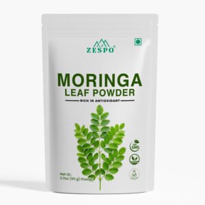 Zespo Moringa Leaf Powder 60g – Vegan, Non-GMO, Nutraceutical Supplement