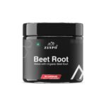 Zespo Beet Root Capsules 90 count front jar vegan non-GMO supplement.