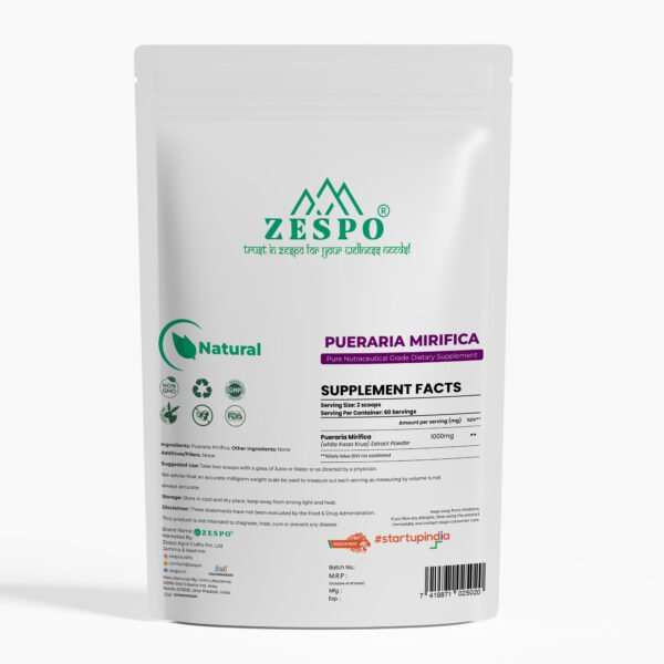 Zespo Pueraria Mirifica Powder 60g Non-GMO Vegan Supplement