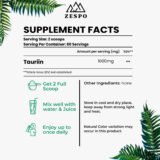Zespo Taurine Powder 60g – Pure Nutraceutical Supplement