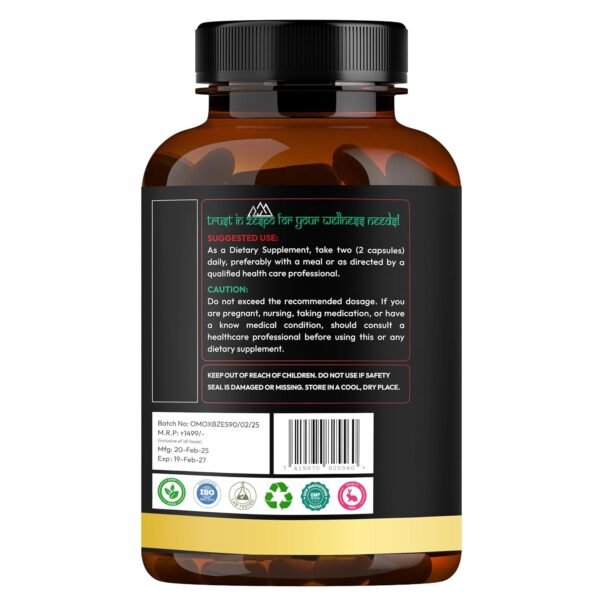 Zespo Ox Bile 1100mg Capsules – Front Label Bottle