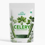 “Zespo Celery Juice Powder 60g pouch front view – natural vegan superfood”