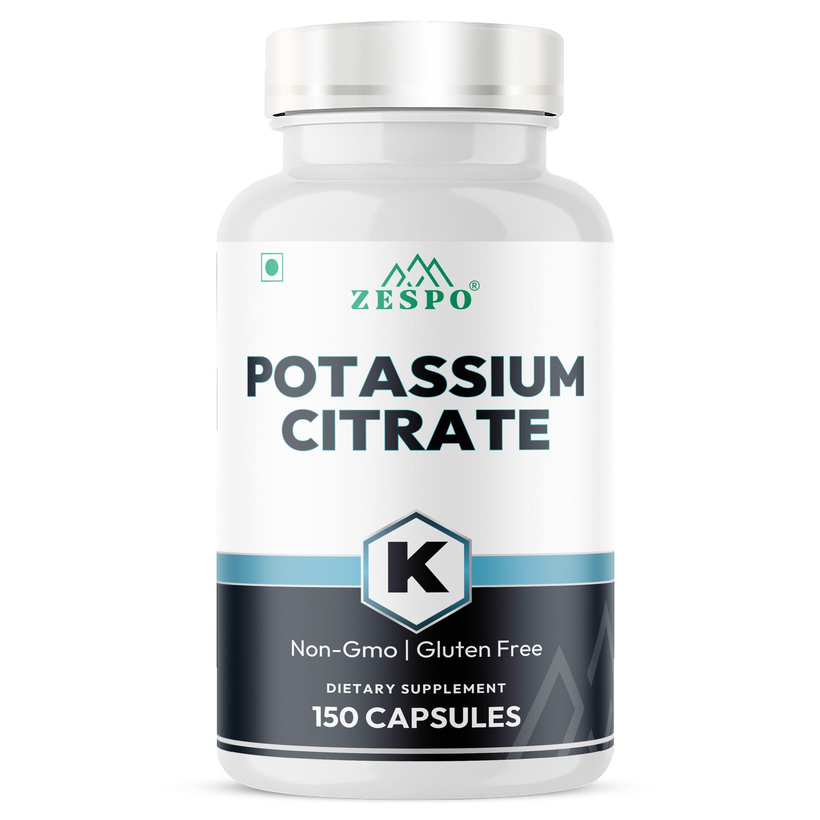 Potassium Citrate 150 Capsules Electrolyte Balance Supplement