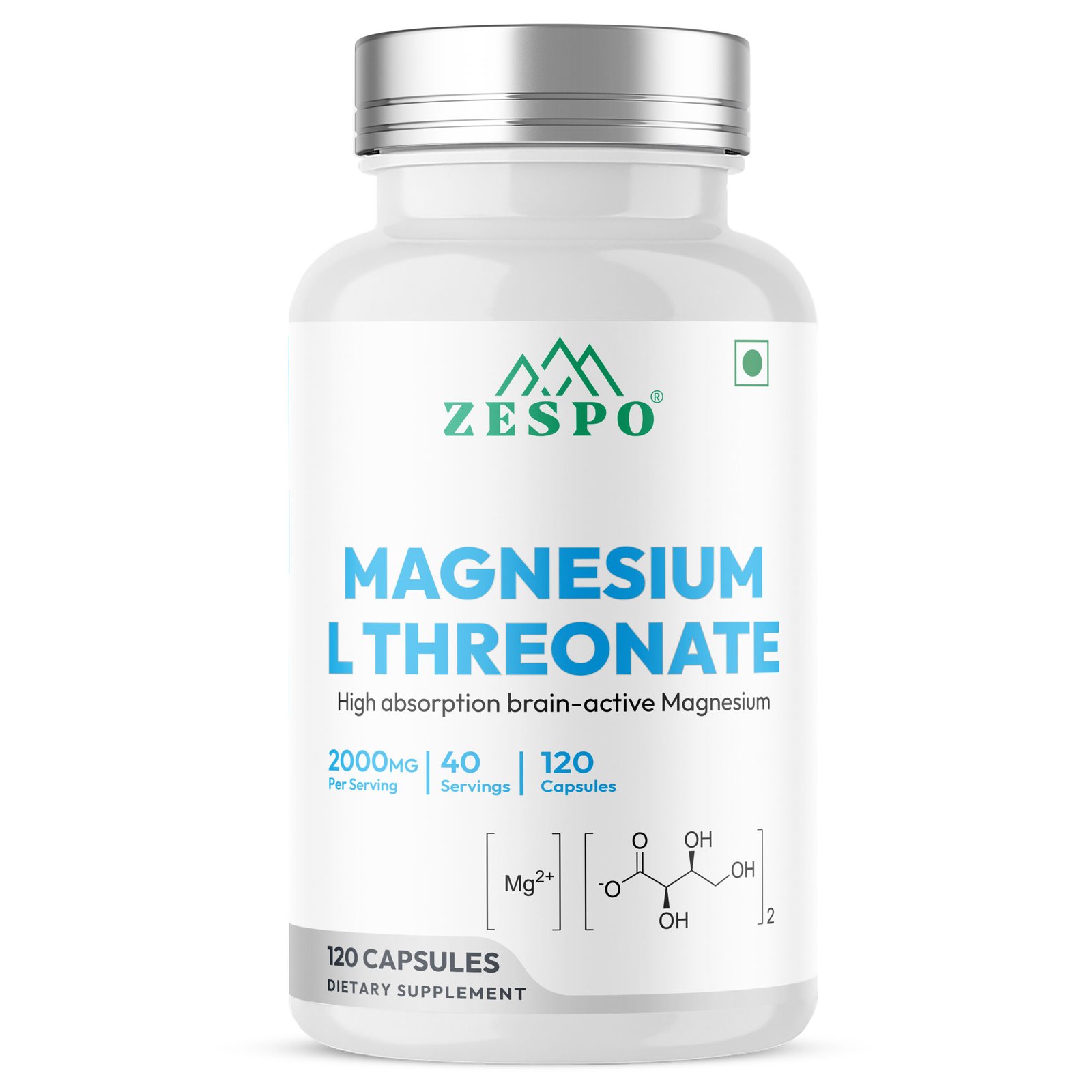 Magnesium L-Threonate 120 Capsules